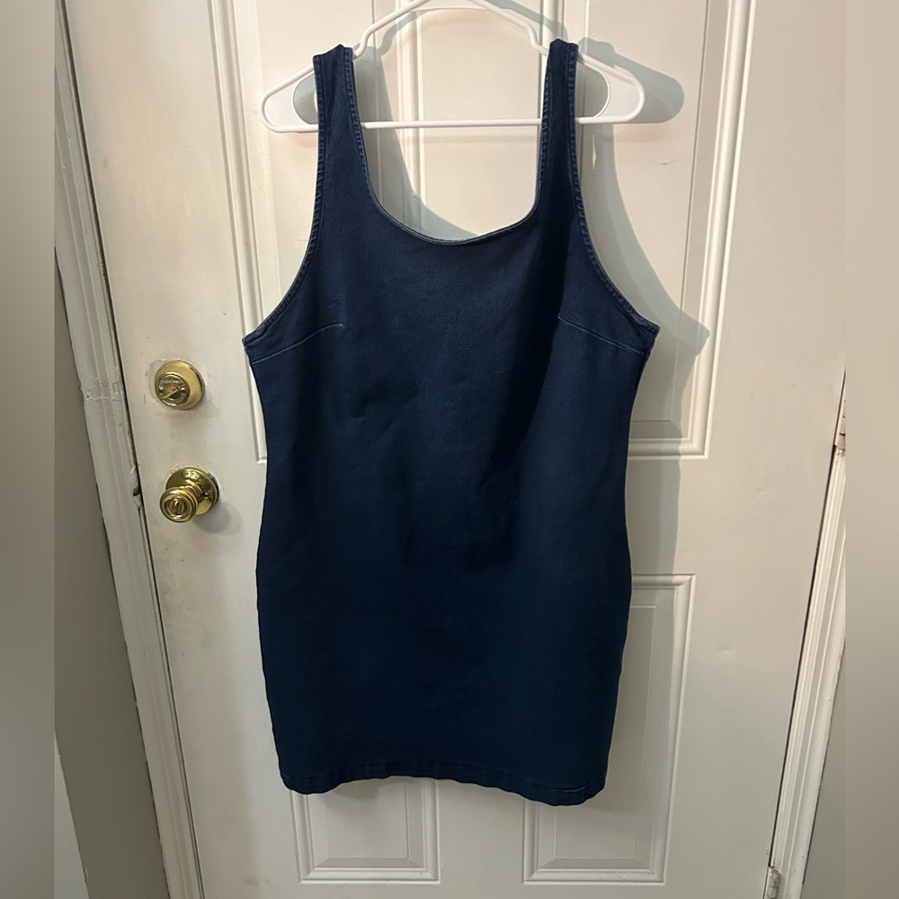 7th and Hudson denim tank dress 2xl